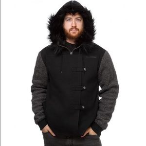 NWT! Game Of Thrones Jon Snow Fur Hoodie - 2XL